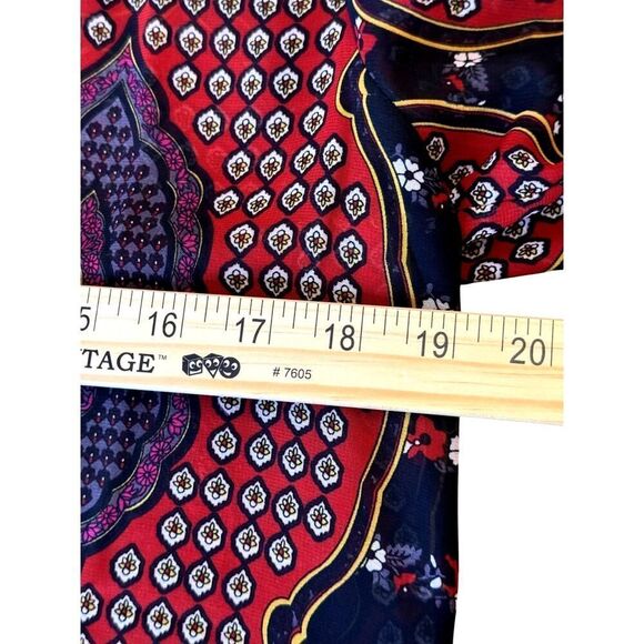 DANIEL RAINN Boho Paisley Print Peasant Blouse Sz S Long Sleeve Anthropologie - Picture 8 of 9